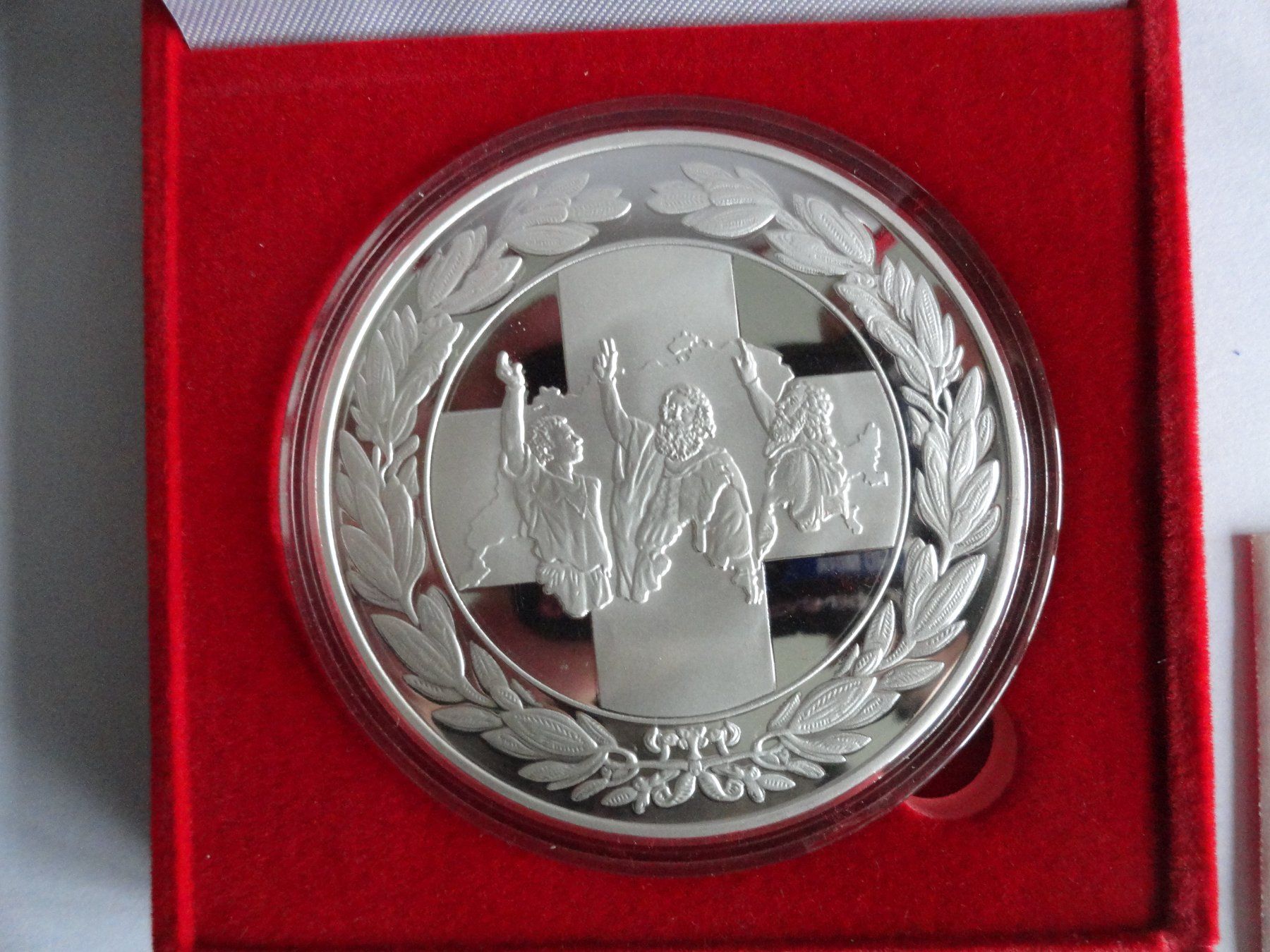 Medaillen: Schweizer Medaille Rütlischwur 2009 - Kupfer/Versilbert etc. – Gebraucht aus Gerlafingen von Shiva_74 1
