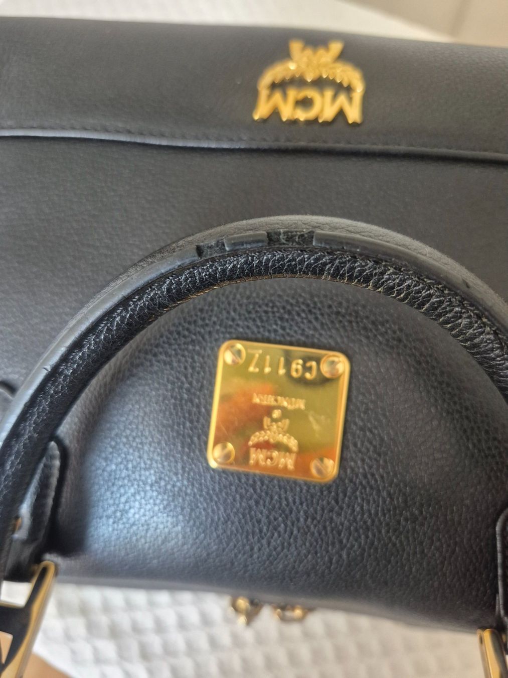 Mcm Borse da donna: MCM Boston Bag, aus Leder – Usato da Dottikon venduto da Pega7 7
