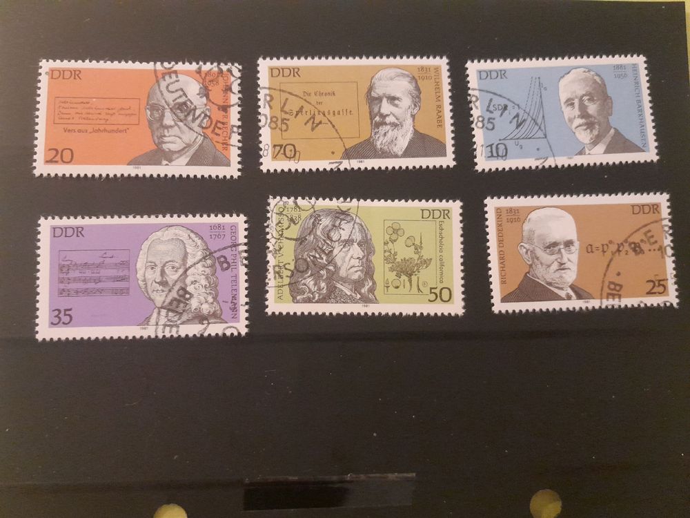 Collection de 6 Timbres DDR Rares - Musique & Science! (D'occasion) à ...