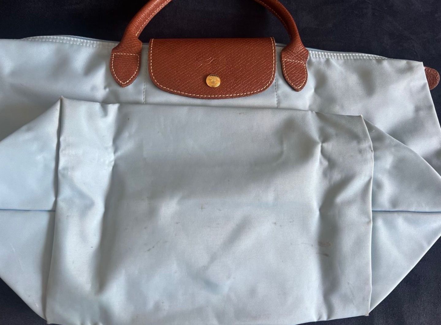 Longchamp Borse: Longchamp Le Pliage Gr. M, Hellblau – Usato da Kloten venduto da wan_5gvc 4