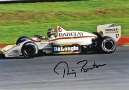 Boutsen, Arrows 1985, original signiert!