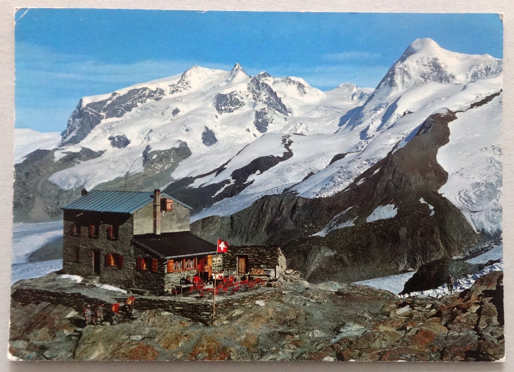 Cartoline postali: Zermatt, Gandegghütte 3029 m – Difettoso da Fétigny venduto da Billy2miny