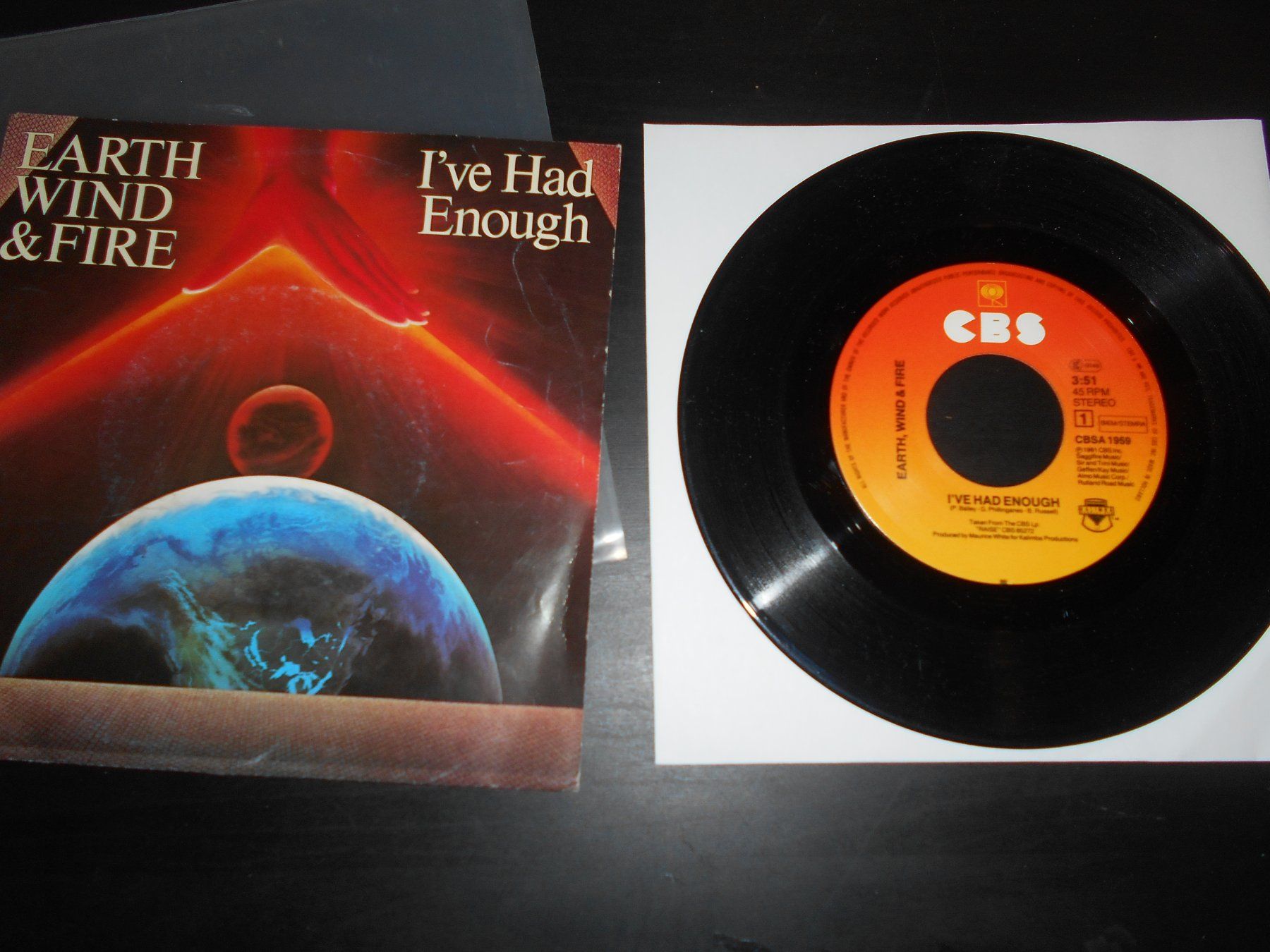 Dischi in vinile: Earth, Wind & Fire – I've Had Enough / 1981 – Usato da Aarberg venduto da witchhunter01