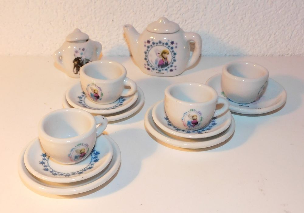 Melody Jane Puppenhaus-Zubehör – Grünes Mosaik-Tee-Set Im Maßstab 1:12, Detailverliebt & Keramikartig