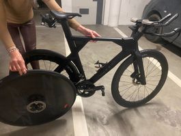 Vélo de triathlon BMC Timemachine SLR01 2023 État neuf Noir!