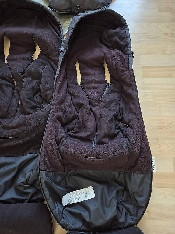 Bugaboo Schlafsäcke: 2x Bugaboo High Performance Foot Muff - Fusssack schwarz – Gebraucht aus Zürich von k-fu 1