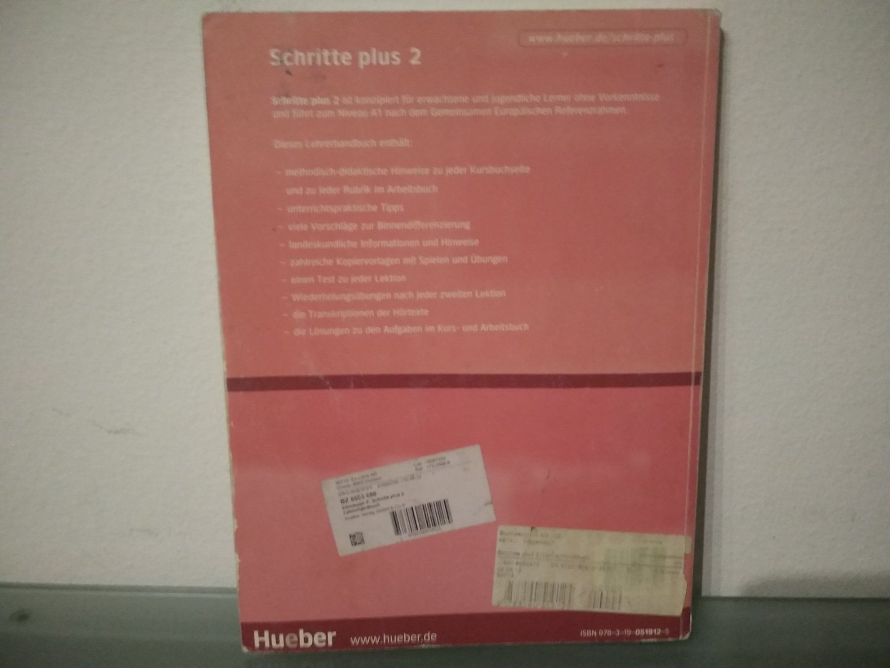 Bücher: Schritte plus - Deutsch als Fremdsprache Bd.2 Lehrerhandbuch – Gebraucht aus Bäch SZ von Swissy46 1