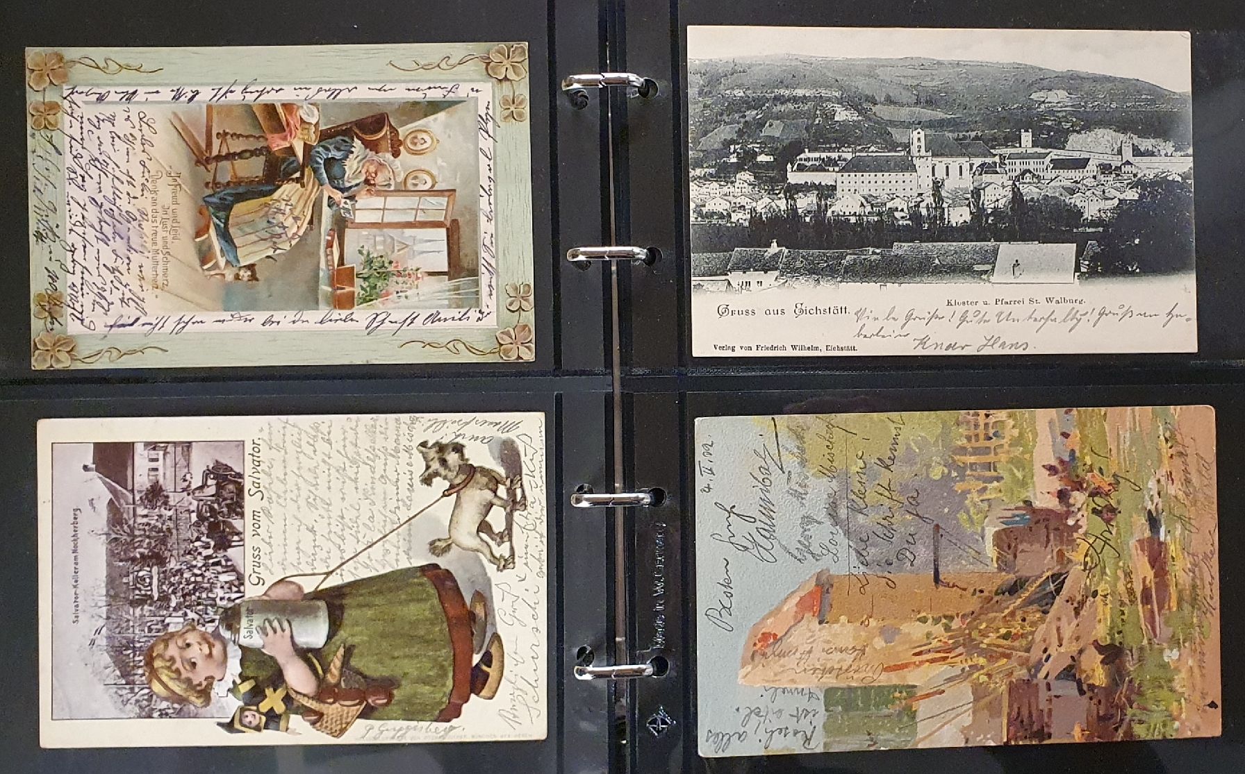 Cartoline postali: Album mit alten Ansichtskarten Deutschland – Usato da Kreuzlingen venduto da Rschweiz1 1