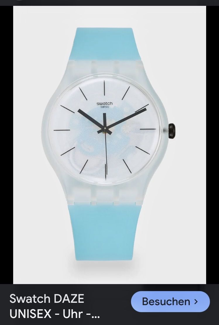 Swatch Orologi: Swatch DAZE Unisex hellblau neu – Nuovo (secondo la descrizione) da Brugg AG venduto da Honeybee6 2