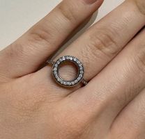 Pandora Ring  “Authentic Hearts of Pandora Halo“