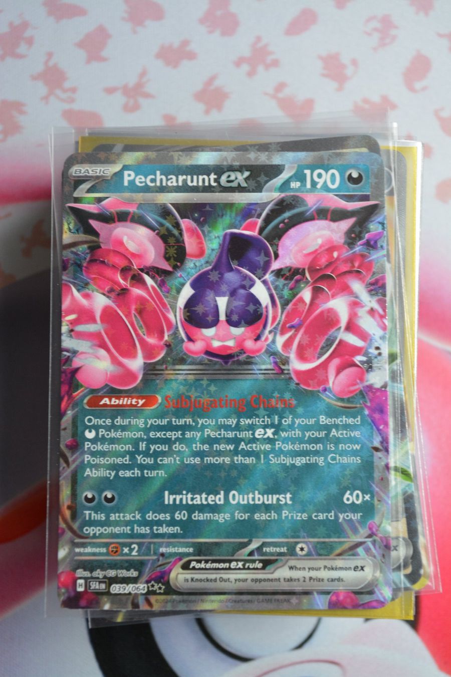 Pokémon Sammelbilder & Trading cards: Pecharunt ex - Shrouded Fable – Gebraucht aus Altstätten SG von GGsGameshop