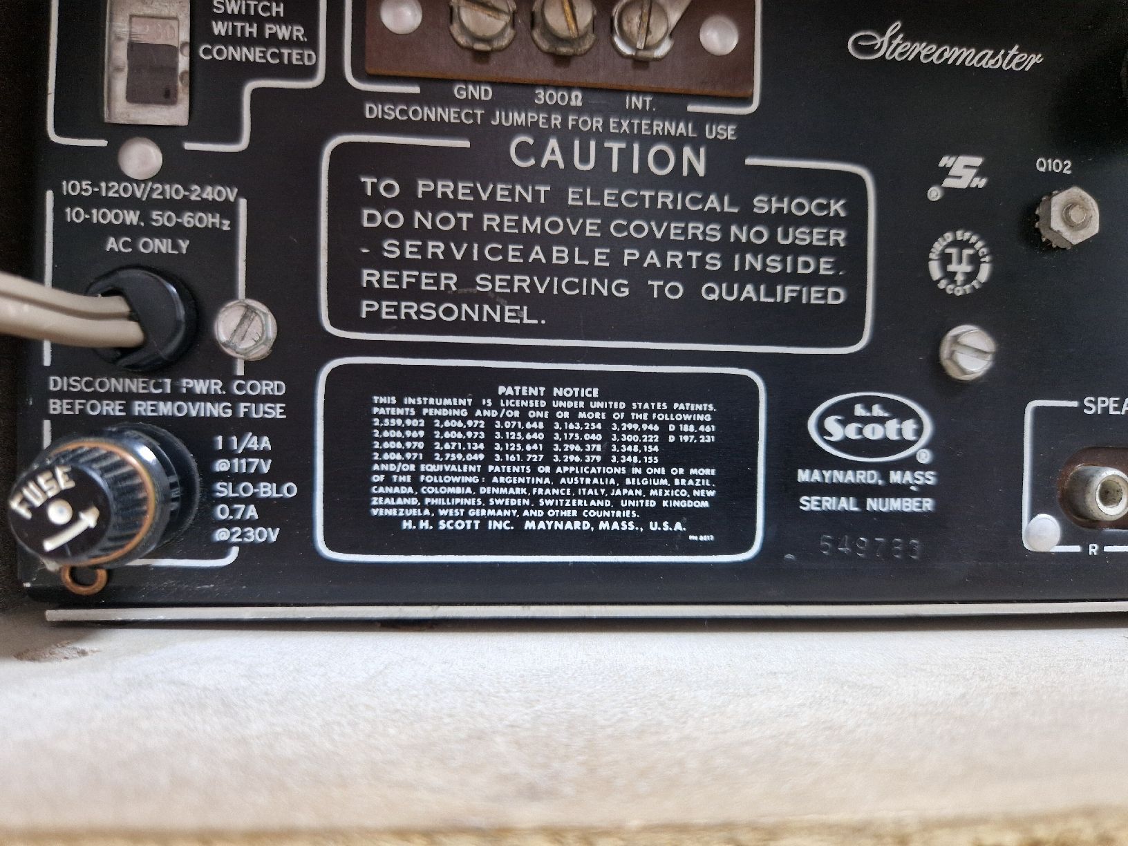 Scott Amplificatori: Scott 342-C/13 – Usato da Arbon venduto da Mayak_Sound 7