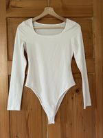 Weisser Body mit langen Ärmeln, Grösse S