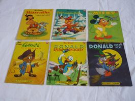 6x Blüchert Verlag Walt Disney Comics Micky Donald Hiawatha