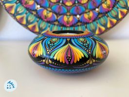 Mandala Teelichthalter, Kerze, Deko, Geschenk, Teelicht