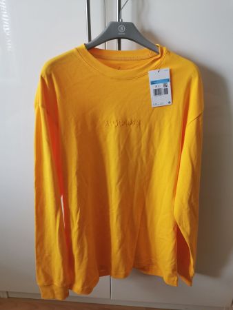 Nike Air Jordan Langarmshirt Gelb Grösse M Neu mit Etikett