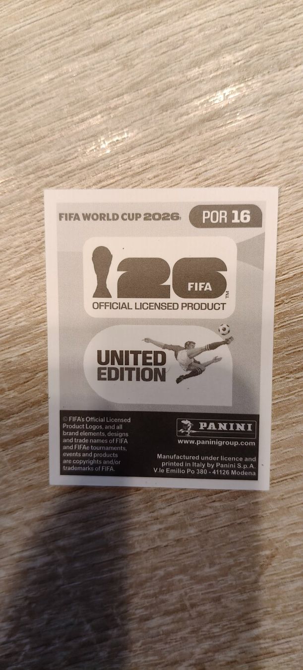 Panini Carte collezionabili: FIFA World Cup 2026 / POR 16 – Usato da Plan-les-Ouates venduto da col_vq9g 1