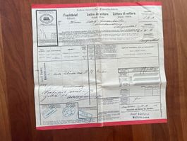Frachtbrief 1905 Malters nach Langenthal (F175)