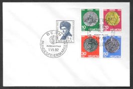 FDC Pro Patria Serie 1962; B108-B112 ET 1.6.1962