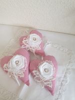 Geschenk Herz Deko Valentinstag Muttertag Stoffherz Liebe