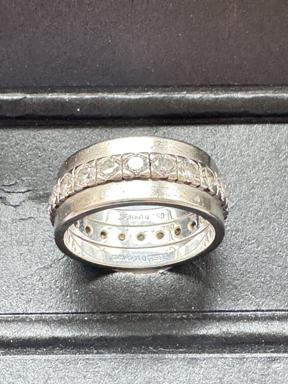 Ringe: Ring aus Weissgold mit Diamanten – Gebraucht aus Lyssach von noegi444