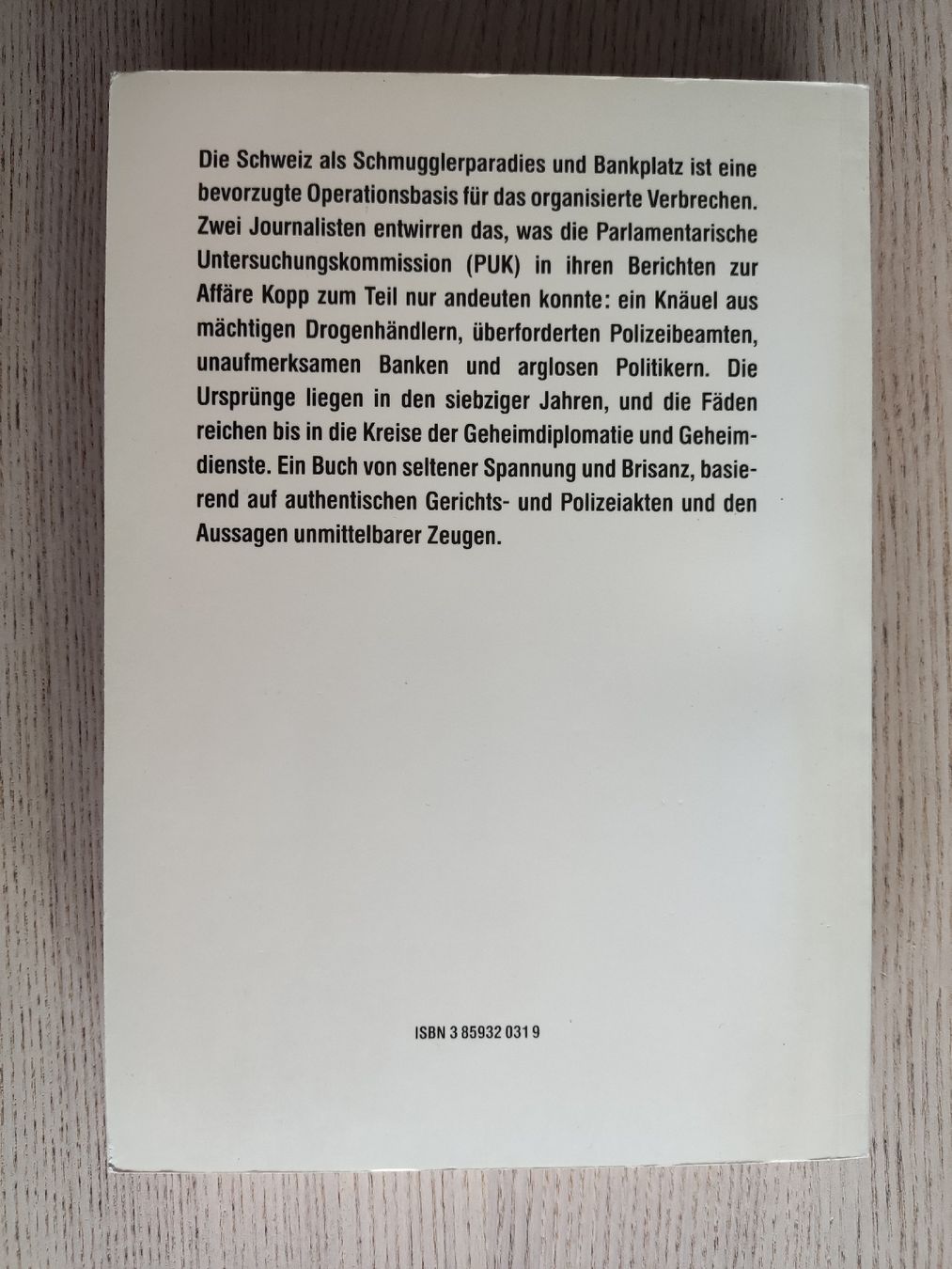 Libri: Das Umfeld eines Skandals – Pascal Auchlin, Frank Garbely – Usato da Schaffhausen venduto da philscardstore 1