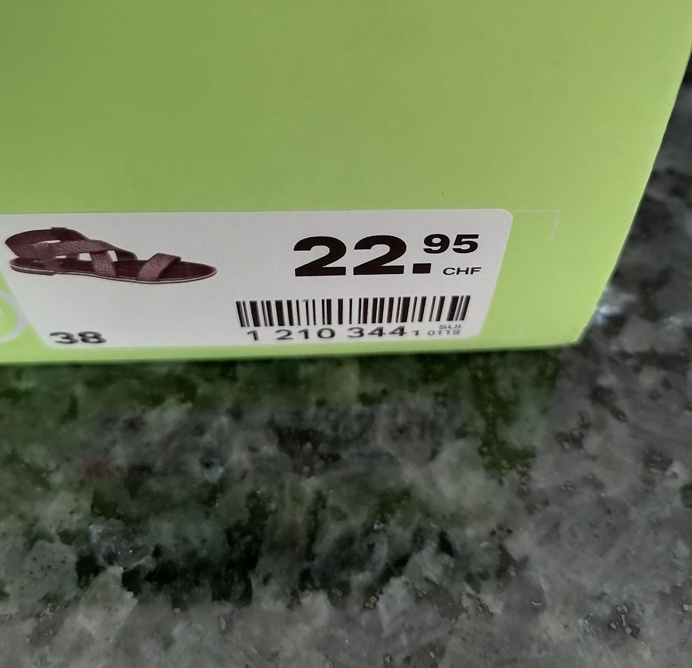 Damenschuhe: Sandales neuves taille 38 – Neu und originalverpackt aus Chez-le-Bart von jasse 2
