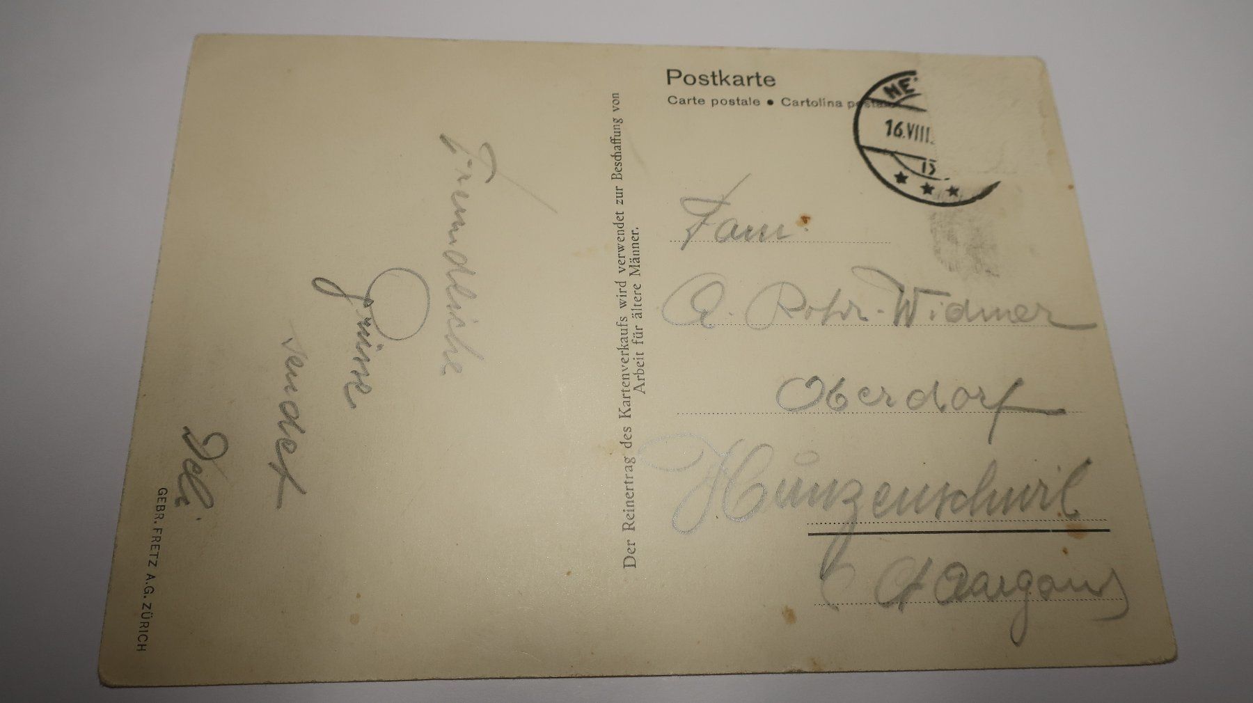 Cartes postales: Auf Braunwaldalp mit Tödi – D'occasion à Cormoret par Pascalll2001 3