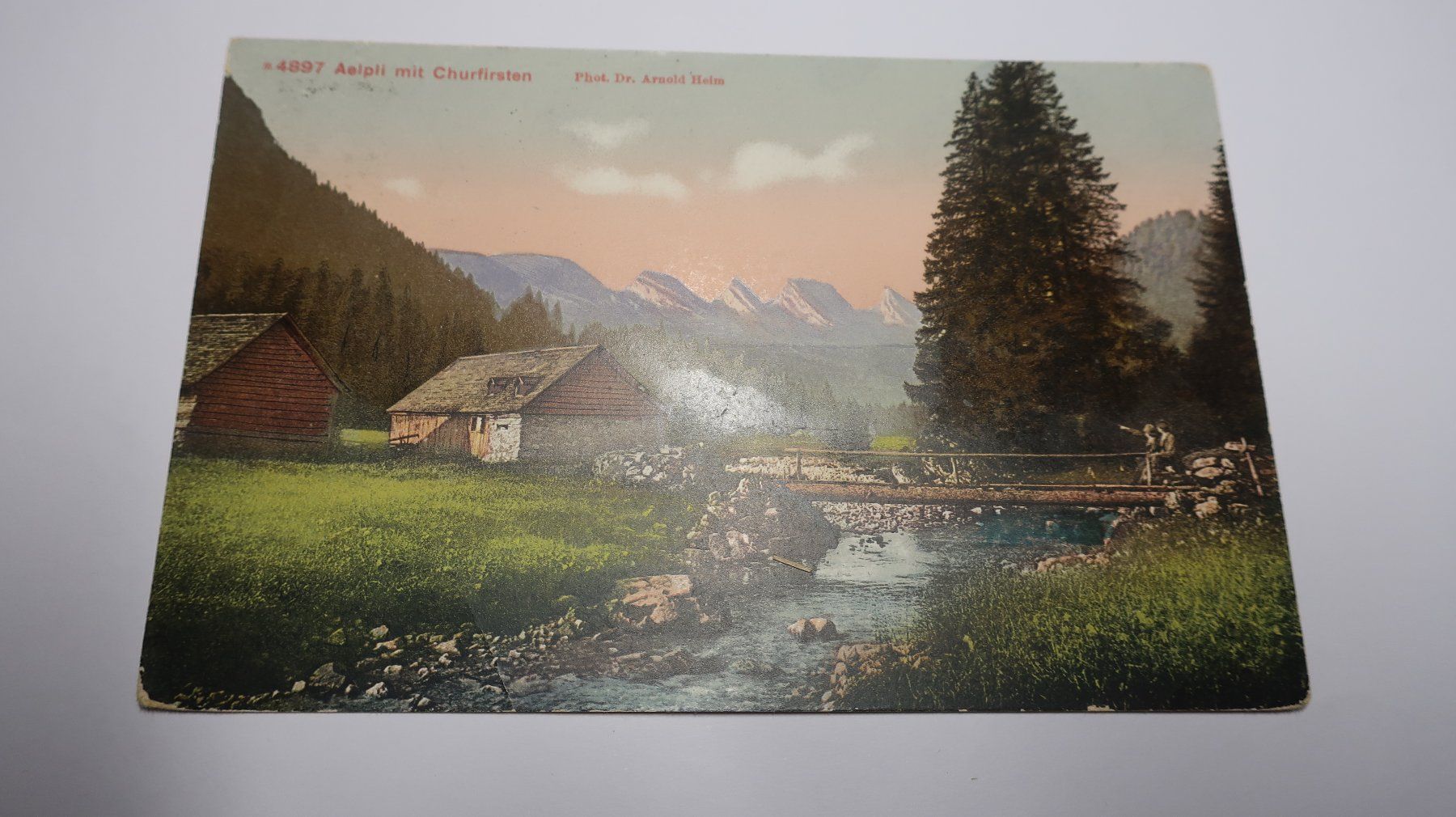 Cartes postales: Aelpli mit Churfirsten  1912 – D'occasion à Cormoret par Pascalll2001 1