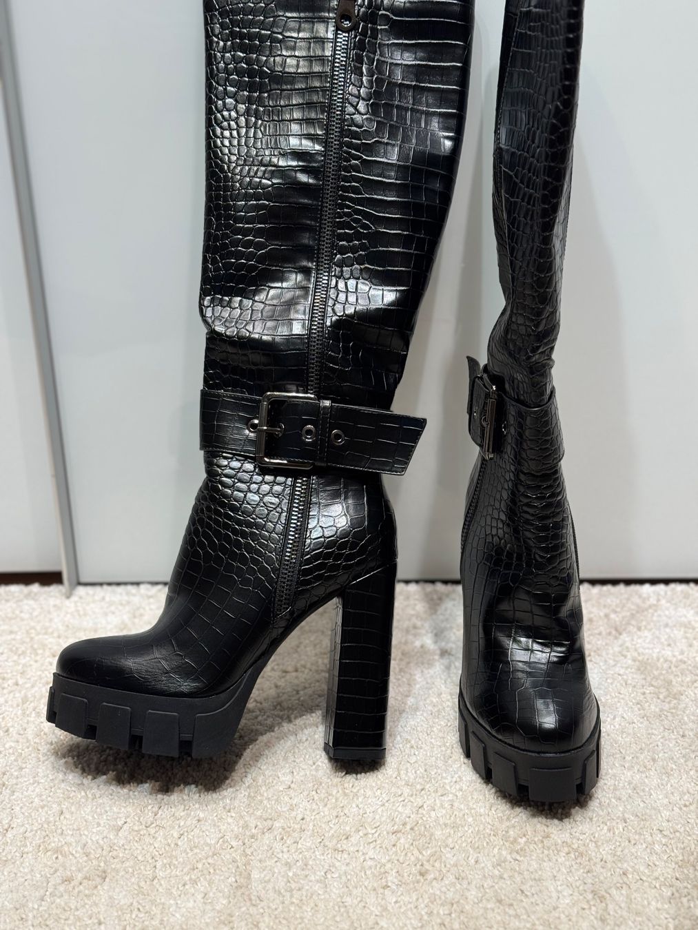 Scarpe da donna: Kniehohe High Heel Stiefel, Gr. 39 – Usato da Oberdiessbach venduto da j_schafi 6