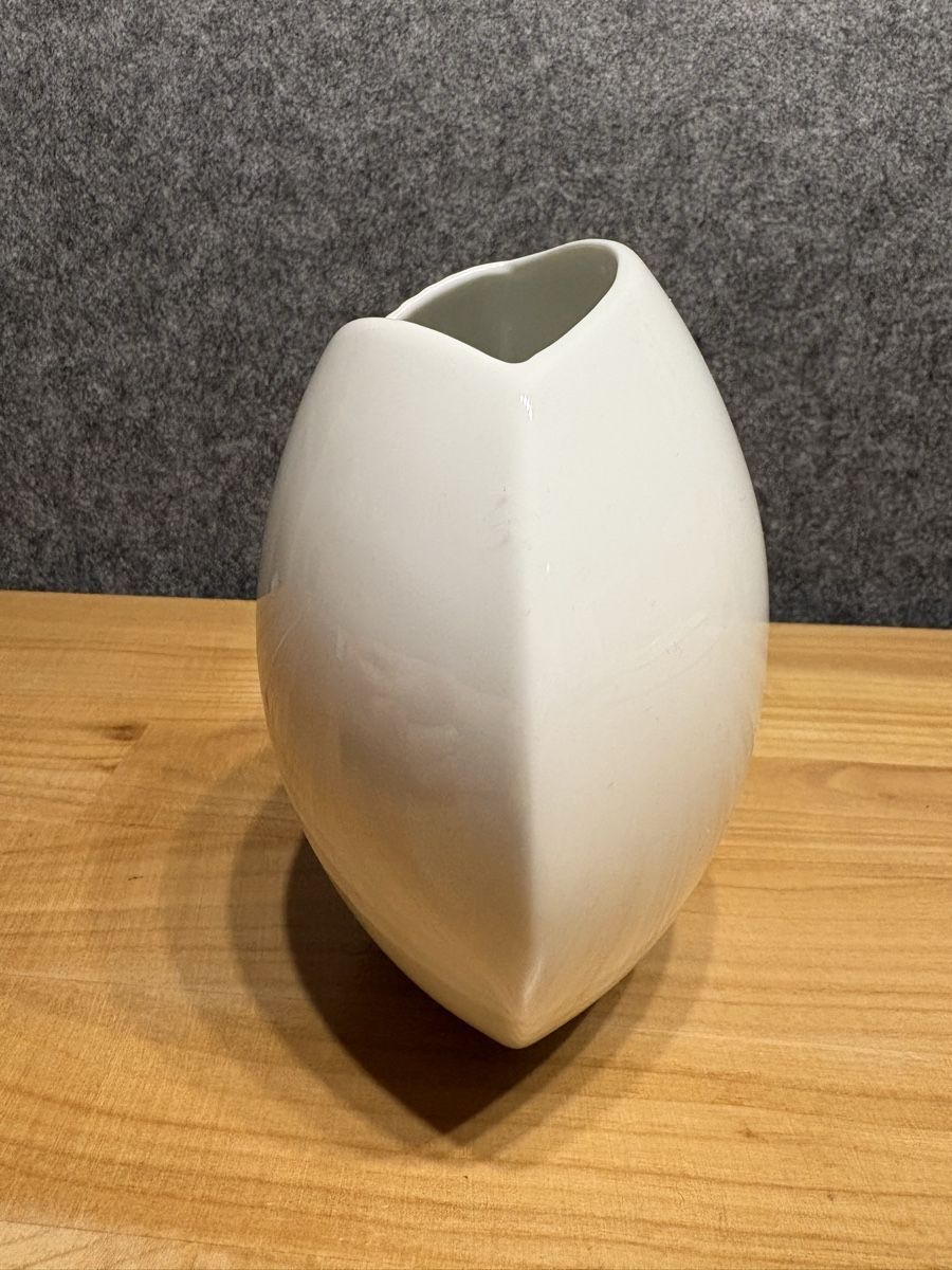 Vasi & Recipienti: Blumenvase Keramik weiss – Nuovo (secondo la descrizione) da Rümlang venduto da euqinom16 1