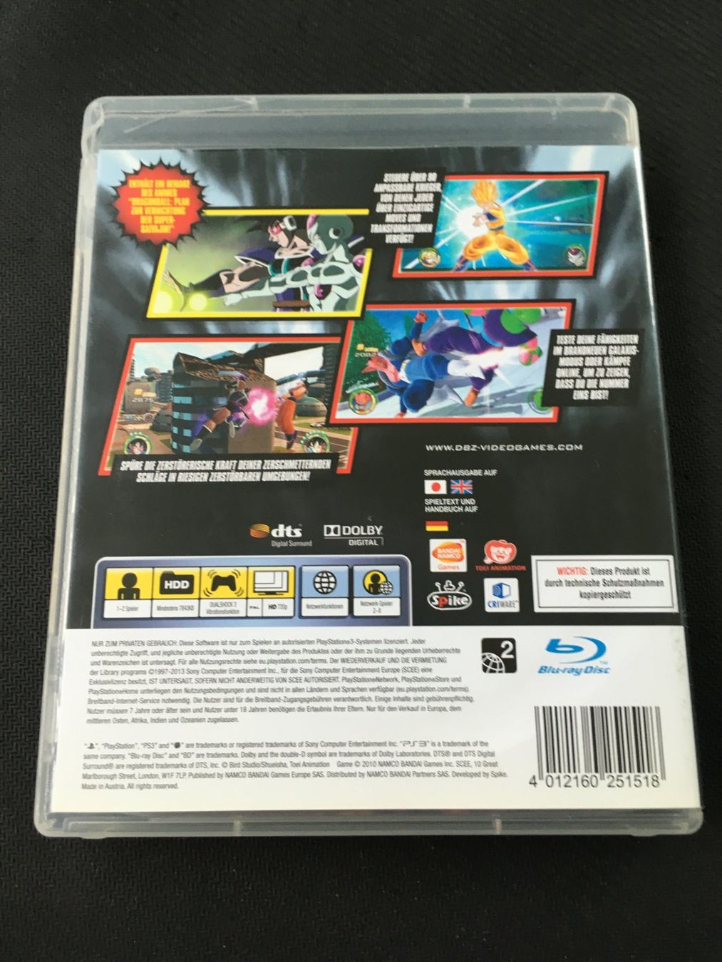 Sony Giochi: Dragonball Raging Blast 2 - Playstation 3 / PS3 – Usato da St.Gallen venduto da sjosjo 1