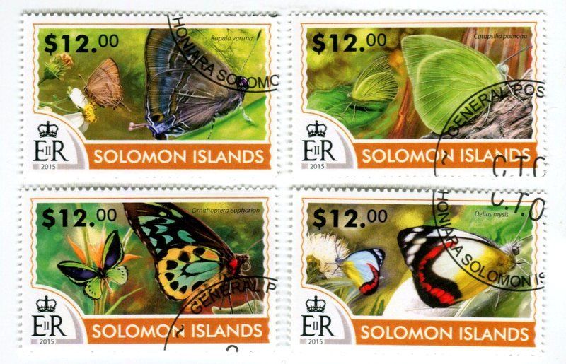 Tutti i francobolli: Briefmarken "Schmetterlinge". Salomonen. – Nuovo e nell'imballaggio originale da Basel venduto da Butsch5