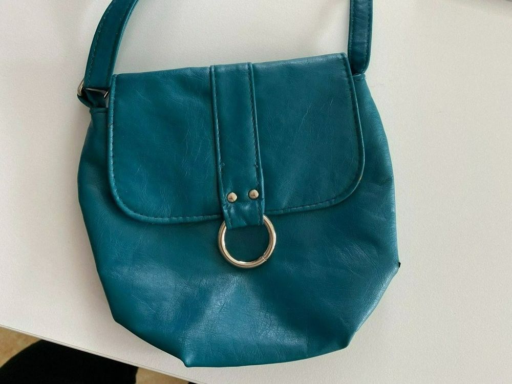 Chinesische Handtasche Türkis-schwarz – Umhängetasche Im Traditionellen Stil