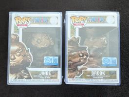 Funko Pop! One Piece - Brook +  Jinbe Bronze inkl. Hard Case
