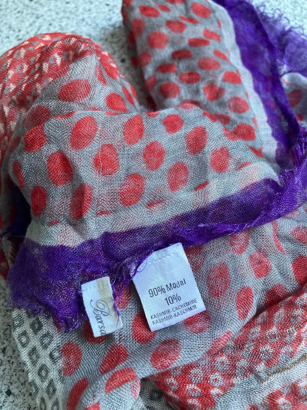 Faliero Sarti Foulard & Sciarpe: Barsa Bruni Kaschmir - Modal Schal – Usato da Unterägeri venduto da Jutka_04 2