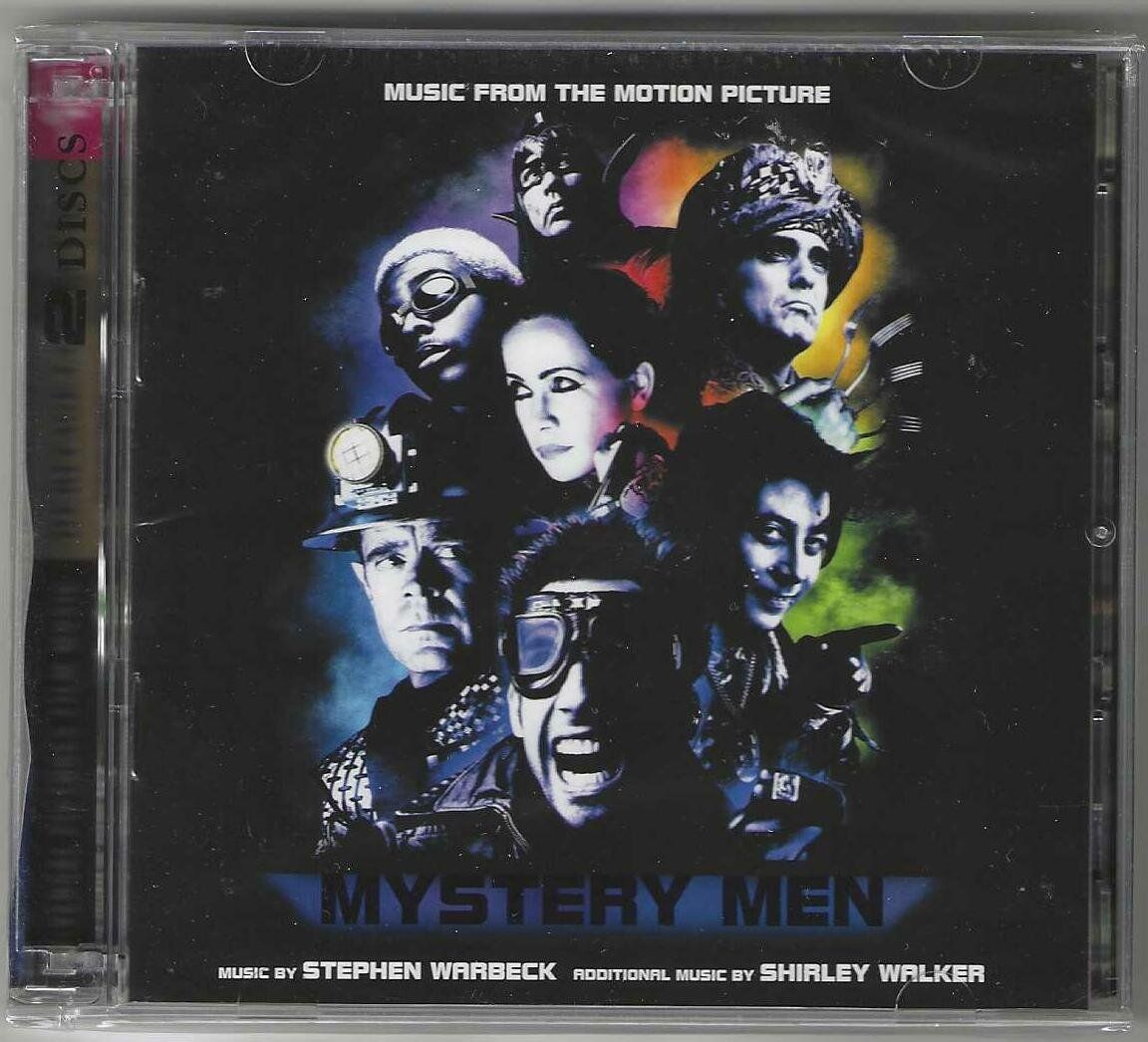 CD: Stephen Warbeck & Shirley Walker - Mystery Men - 2XCD – Nuovo e nell'imballaggio originale da Genève venduto da CDLPBookS