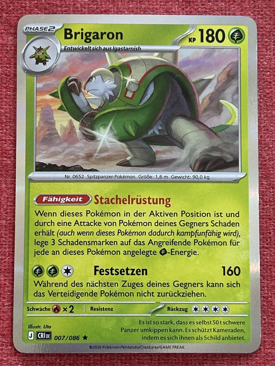 Pokémon Cartes à collectionner: Pokémon Brigaron KP180 – D'occasion à Winterthur par RicciMM