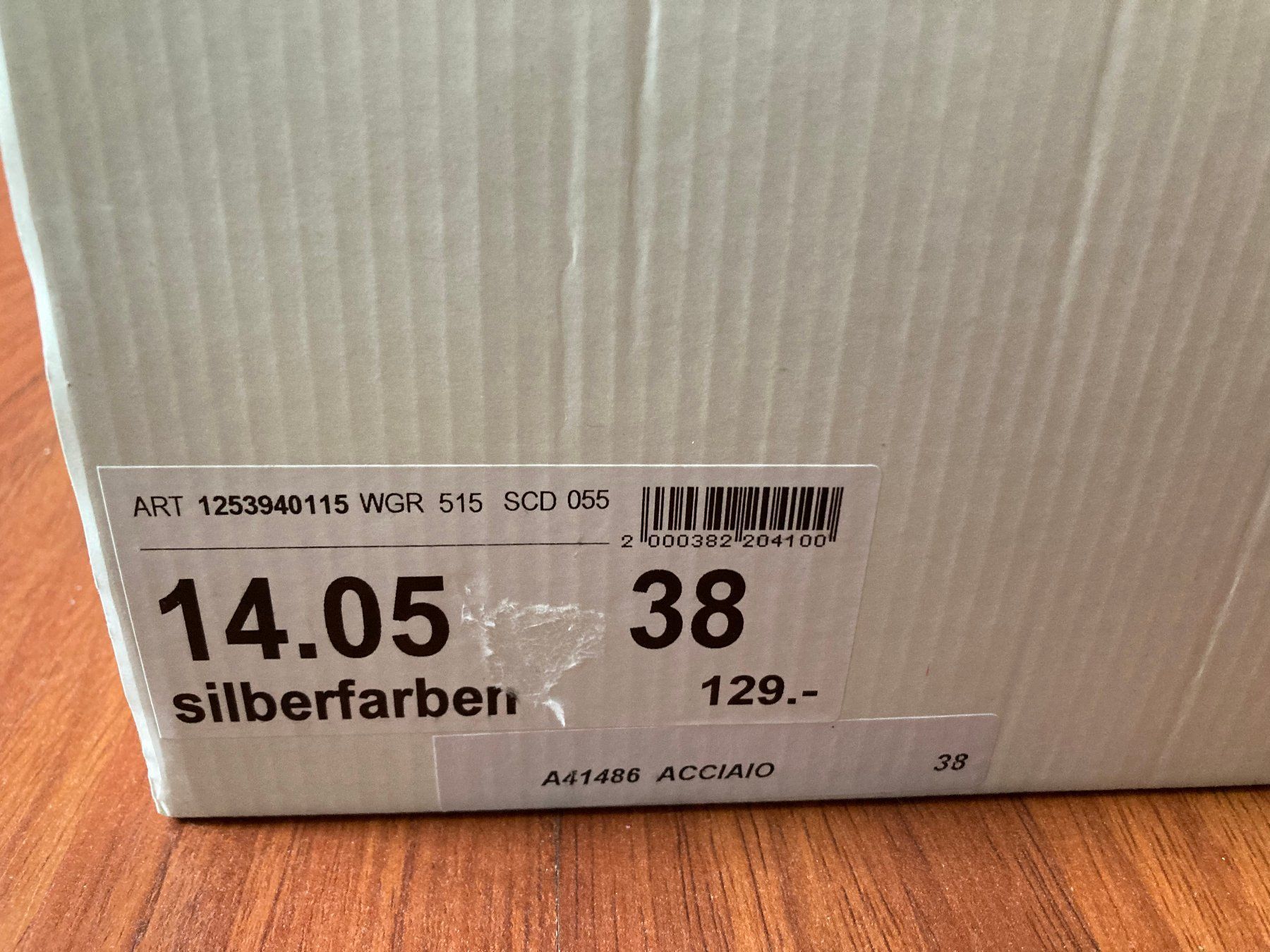 Globus Scarpe da donna: Sneaker silber-glänzend Stoff bequem – Nuovo e nell'imballaggio originale da Unterseen venduto da amj_zz7j 4