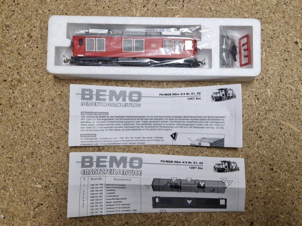 BEMO 2253 252: MGB Fd 4852 Schotterwagen grau (Neu und originalverpackt) in Basel für CHF 42