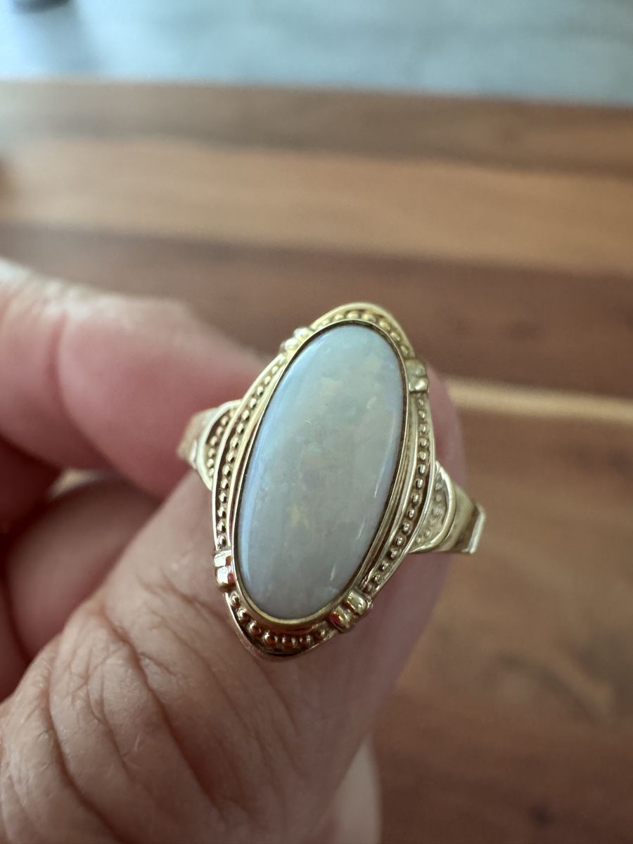 Ringe: Goldring mit echtem Opal – Gebraucht aus Wiesendangen von Biker39 1
