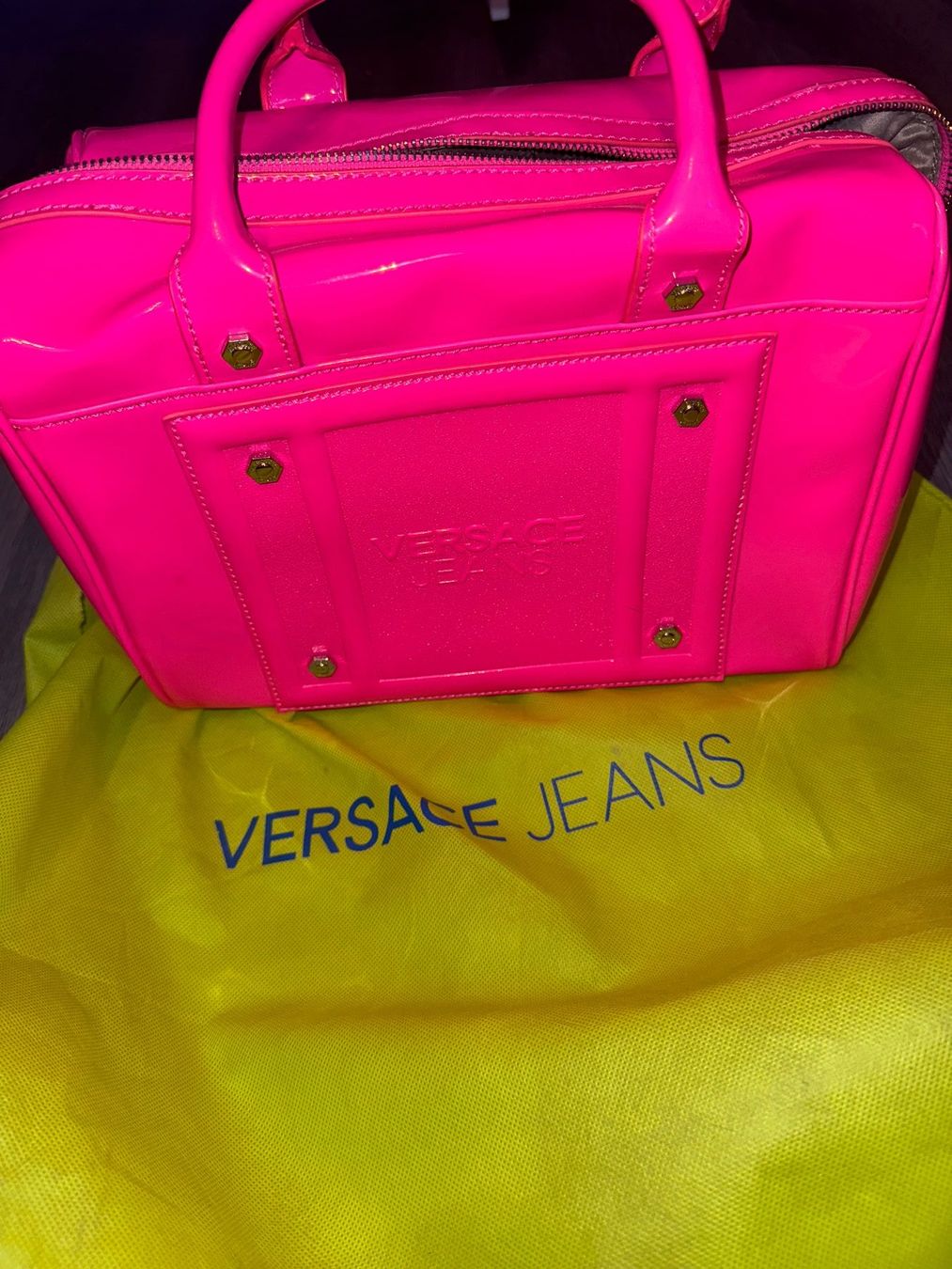 Borse da donna: Sac Versace Jeans rose Neuf – Nuovo (secondo la descrizione) da Plan-les-Ouates venduto da de_lia