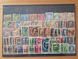 Altdeutschland Briefmarken auf Karte P4 Zustand gem.Bild