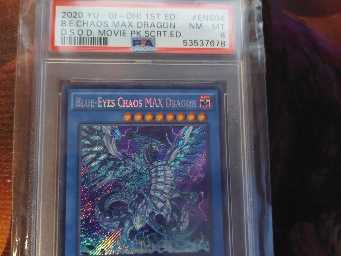Yugioh Carte collezionabili: YUGIOH BLUE-EYES CHAOS MAX DRAGON PSA8 – Nuovo (secondo la descrizione) da Schmitten FR venduto da corsus66