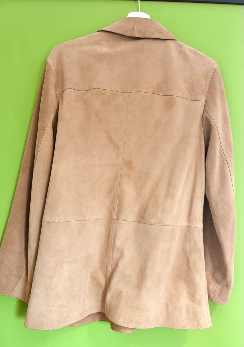 Giacche: Massimo Dutti Echtleder Jacke Veloursleder camel  – Nuovo (secondo la descrizione) da Zürich venduto da eka_5xfb 2