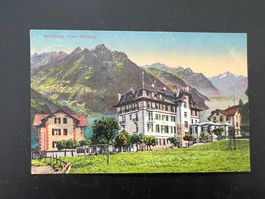 AK   1919  Seelisberg Hotel Bellevue  coloriert   (G807)