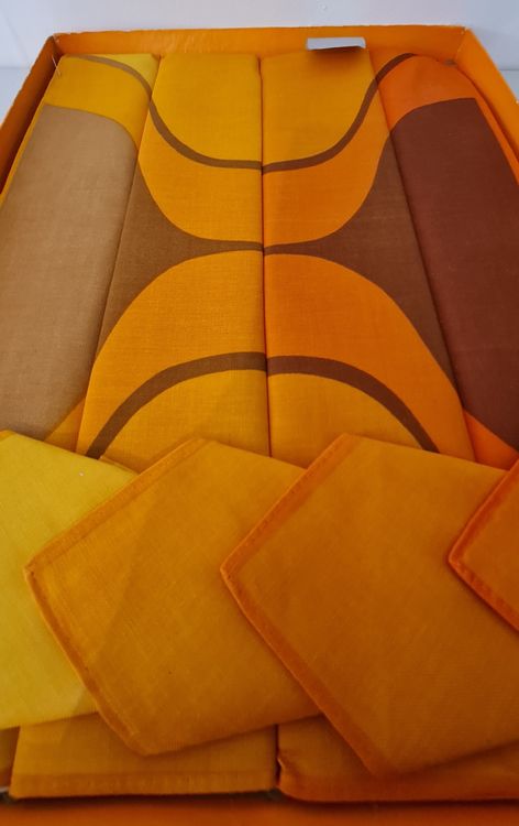Foulard Vintage Fisba Stoffels En Soie 100% - Fait Main Italien - Motif Géométrique Bohème