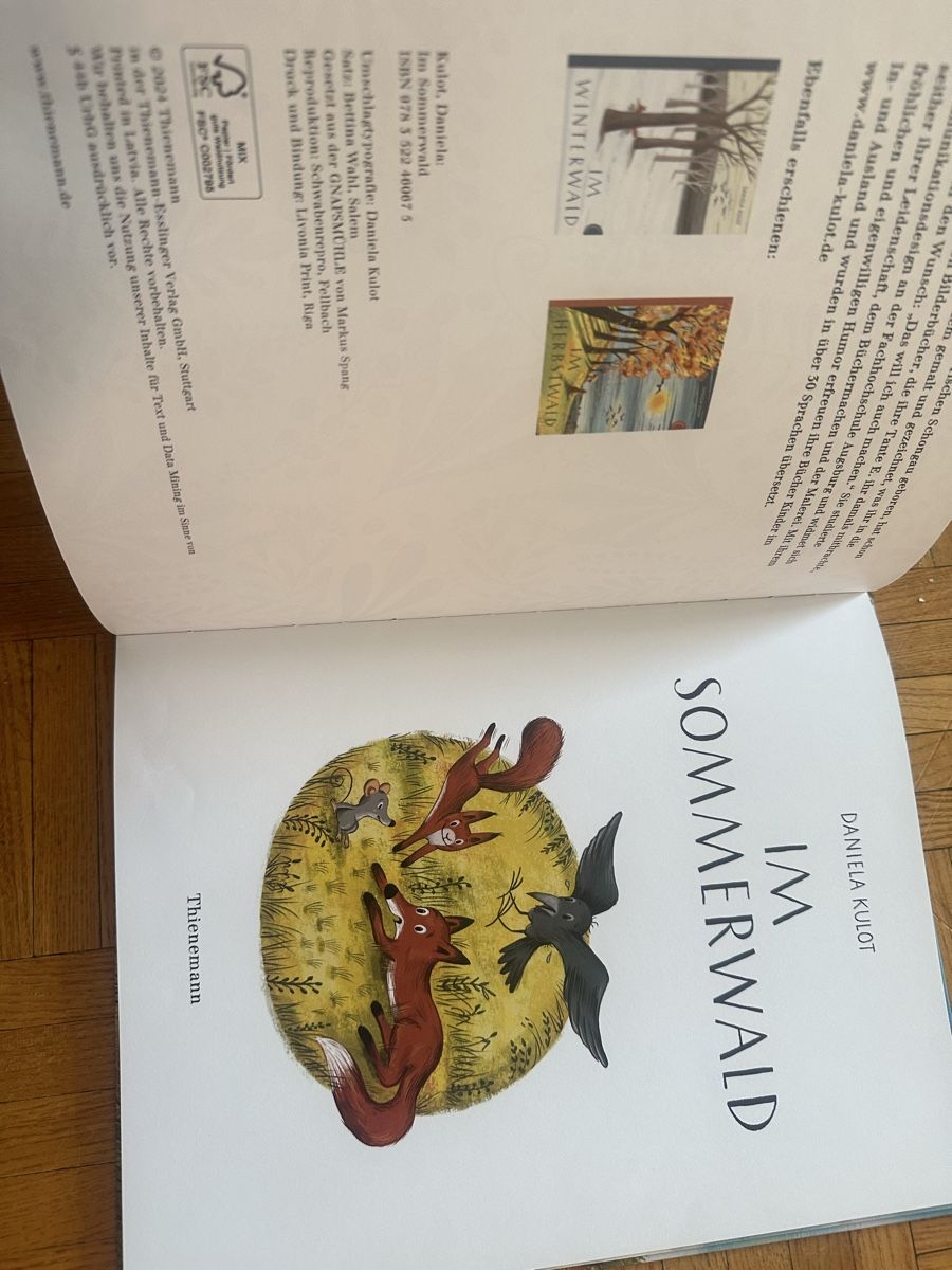 Libri: Im Sommerwald Daniela Kulot – Usato da Uster venduto da bek_v2ct 1