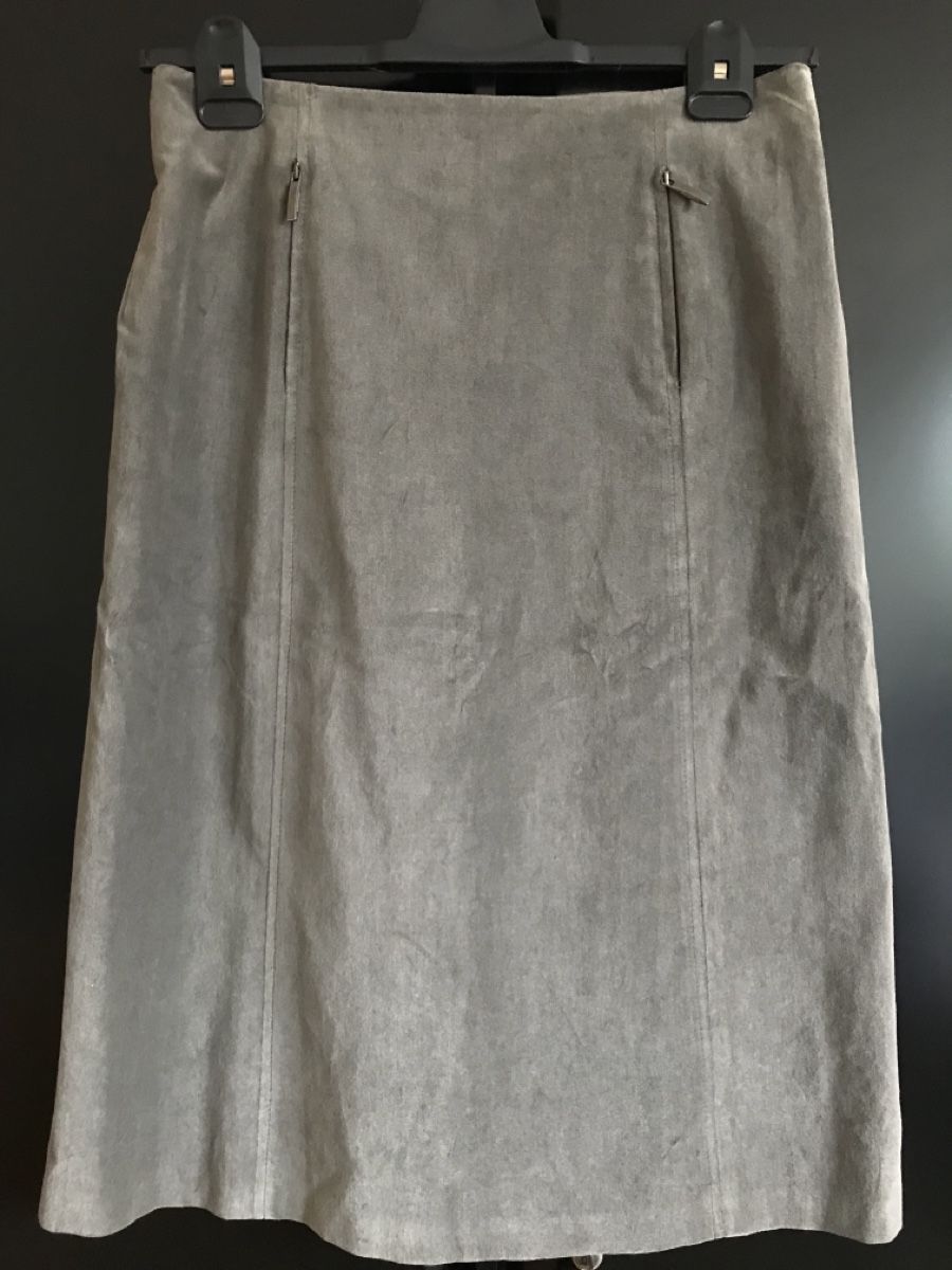 Max Mara Röcke: Jupe MaxMara élégante, taille 40, gris, neuve avec étiquette – Neu und originalverpackt aus Morges von sandy069 2