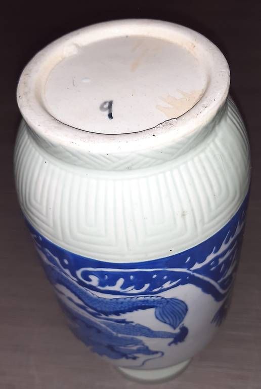 Vase & Récipients: Große Keramikvase blauer Drache / Seladon – D'occasion à GLIS par Phi_l2j8 1